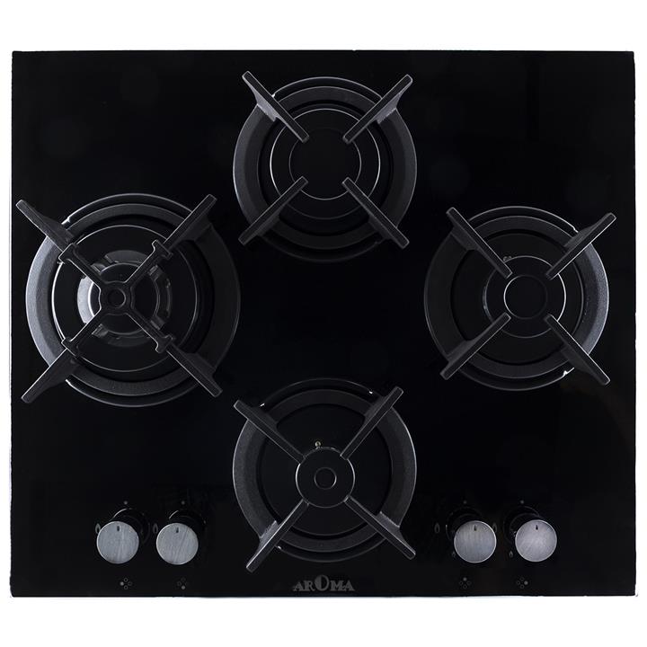 اجاق گاز صفحه ای شیشه ای آروما مدل H132 Aroma H132 Glass Gas Hob